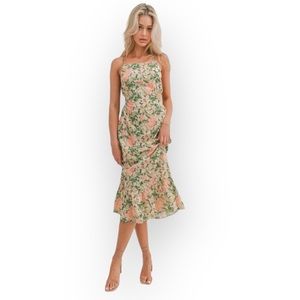 Sage The Label Tuscan Sun Midi Floral Dress‎